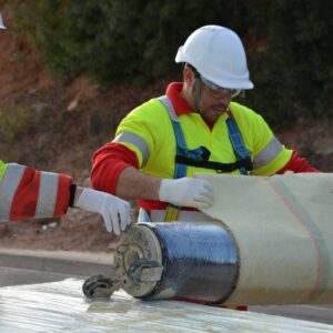 rehabilitación parcial de tuberías para reparar una tubería de pvc enterrada