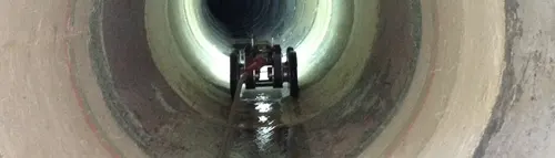 inspección de tuberías saneamiento