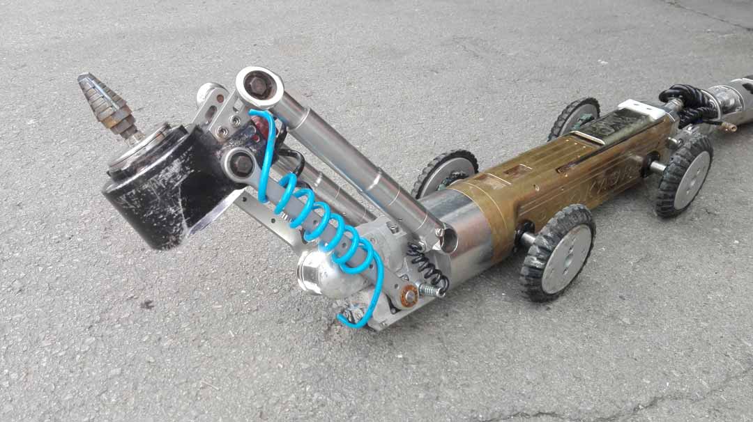 Sector saneamiento: Robot fresador