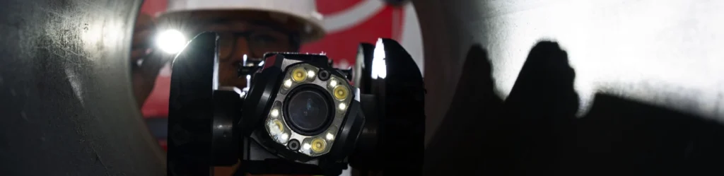 Inspección de tuberías con cámara CCTV en Madrid