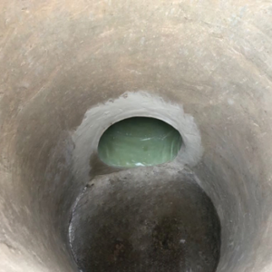 Tubería rehabilitada sin obras