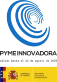 Certificado "Pyme Innovadora" (válido hasta el 22 de abril de 2022) del Ministerio de Ciencia, Innovación y Universidades del Gobierno de España
