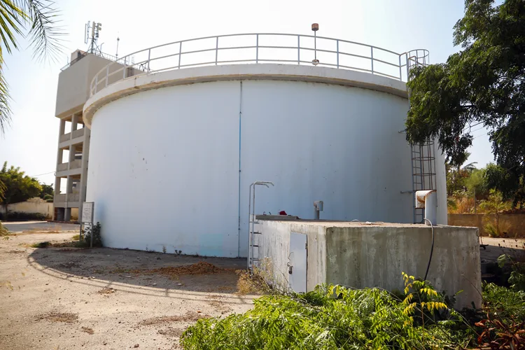 tanque de almacenamiento de agua